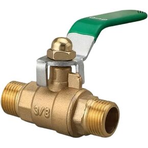 1PCS Thickened Copper Ball Valve 1/4" 3/8" 1/2" BSPT External Thread for tap Water Switch Valve Plumbing Accessories(3/8") in Kuwait