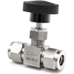 1PCS Adjustable Valve Outer Diameter 3 4 6 8 10 12mm 1/4 3/8 1/2 Pipe Stainless Steel 304 Acid-Resistant Straight Card Sleeve Crane(12.7mm OD) in Kuwait