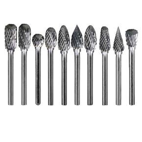 5/10 قطعة مجموعة لقم ثقب كربيد التنجستن قاطعة المطحنة للمعادن والخشب أدوات دوارة كهربائية لمجموعة الملحقات (5 قطعة A B C D E) in Kuwait