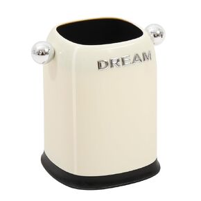 MiaLi White Desktop Trash Can, PP Small Waste Bin for Desk, Coffee Table, or Vanity,Mini Countertop Trash Can for Office or Bathroom (White) in Saudi Arabia