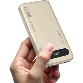 VANYUST 10000mAh Portable Charger, 5V/3A Power Bank with USB-C in/Out Fast Charging, External Battery Pack Compatible with iPhone 16/15/14/13/12, Samsung S22/S21, Google, iPad, etc. (Blank) in Saudi Arabia