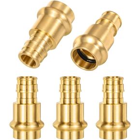 5 عبوات 1/2 بوصة مكبس × 1/2 بوصة محول توسيع PEX-A ProPress Fittings من النحاس إلى Pex F1960 مع حلقة EPDM O، نحاس خالي من الرصاص، - لأنابيب النحاس إلى وصلات أنابيب Pex A in Kuwait