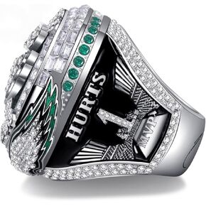 2025 Football No.1 Championship Ring Replica – Stylish, Durable, Perfect Collectible Gift for Men & Fathers, Comes with Wooden Box, Football in Saudi Arabia