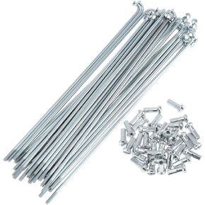 36 مجموعة 13 جرام دراجة المتحدث 154 مللي متر عجلة الدراجة المتحدث المجلفن الصلب الكربوني فضي اللون in Kuwait