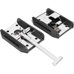 Diydeg RV T Style Door Holder Catch, Thickened 304 Stainless Steel Trailer Entry Door Latch, Catch Holder with Hardware for RV, Travel Trailer, Cargo Van, Toolbox (4 Inch) in Kuwait