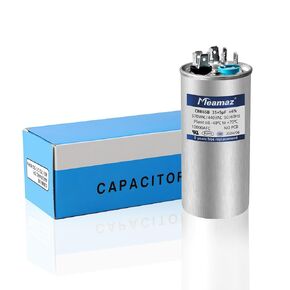 35 + 5 فائق التوهج ± 6% CBB65B AC مكثف، 35/5 MFD، نوع التشغيل الدائري، 370/440 فولت، 50/60 هرتز. مثالي كمكثف تشغيل قوي لتشغيل محرك مروحة وحدة التيار المتردد أو مضخة حمام السباحة أو مكثف الهواء البارد المستقيم (370 فولت) in Kuwait