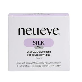 مرطب مهبلي طويل الأمد من NeuEve Silk - يوفر رطوبة مهدئة للجفاف والانزعاج، مكونات طبيعية بالكامل، المرحلة 1 | 8 عدد | العرض لمدة شهر واحد in Kuwait