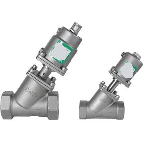 1 قطعة صمام مقعد بزاوية هوائية لولبة داخلية 304 من الفولاذ المقاوم للصدأ Y نوع صمام إيقاف البخار بدرجة حرارة عالية (1، نوع_أحادي المفعول) in Kuwait