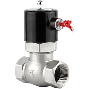 1-1/2 "ارتفاع درجة الحرارة الفولاذ المقاوم للصدأ البخار الملف اللولبي صمام عادة مغلقة اتجاهين صمام اللولبي الداخلي 220 فولت 24 فولت 12 فولت (24VDC) in Kuwait