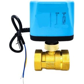 DN25 صمام كروي نحاسي بسلكين صمام كروي مغلق عادة 220VAC، 12VDC، 24VDC (12VDC_عادي مفتوح) in Kuwait