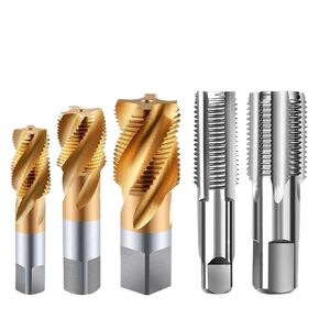 Pipe Threading Tap G NPT RC PT ZG HSS CO Spiral Straight Flute Fluteless Machine Metal CNC Tool 1Pcs(G 1l16) in Kuwait