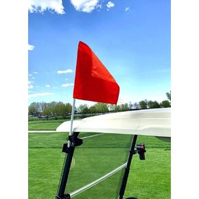 Caddie Buddy Orange Safety Flag for Golf Cart in Kuwait