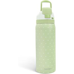 زجاجة مياه معزولة من الفولاذ المقاوم للصدأ مع شفاطة للرياضة والسفر، 32oz، هدايا للنساء والفتيات والأصدقاء والمراهقات وأعياد الميلاد (أرجواني) in Kuwait