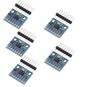 5 قطعة GY-291 ADXL345 الرقمية 3-محور تسريع الجاذبية الميل وحدة IIC/SPI نقل انخفاض استهلاك الطاقة مع دبوس لاردوينو in Kuwait