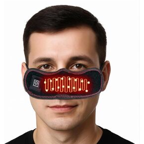 Red Light Therapy for Nose, 3 Levels Adjustable Nasal Heating Mask for Relieve Nasal Congestion, Sinus Relief, No More Colds with Safe and Breathing Comfort,Soft Storage Package in Saudi Arabia