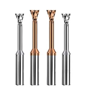 Dovetail Shape Mill Cutter Slot Long Cutting Length Tool Carbide Diameter 4 Flute 1mm-20mm 1Pcs(20xD20x150L) in Kuwait