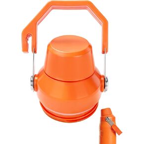 Lid Replacement for Stanley IceFlow Fast Flow Bottle, Top Cover for Stanley IceFlow Fast Flow 16oz 24oz 36oz 50oz, Leakproof Lid with Cap Holder for Travel & Sports, Dishwasher Safe BPA-Free,Orange in Saudi Arabia