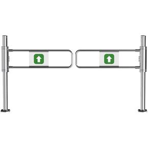 Automatic Swing Gate for Supermarket Entrance, Two-Way Safety Door with Brake, 160x100 cm Warehouse Closure, Ideal for Bar and Store Security in Saudi Arabia