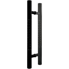 Black Stainless Steel Commercial Office Tempered Glass Door/Sliding Wooden Barn Door Push-Pull Handle,4 Lengths(Size:1000×700mm) in Saudi Arabia