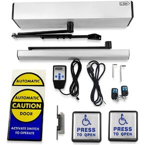 Olideauto Olide-120B Handicap Low Energy Swing Door Operator with 1 PCS Stainless Steel Fail Security 550lbs Electric Strike in Kuwait