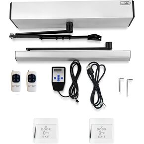 Olideauto Swing Opening Door Electric,Heavy Duty Swing Door Opener Automatic for Commercial Business Front Door with 2PCS Plastic Exit Buttons in Kuwait