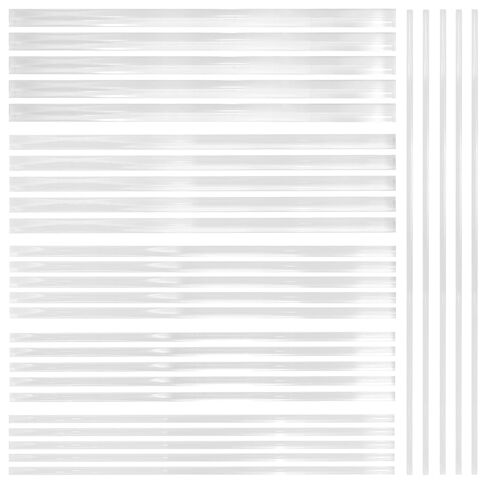 30 Pcs 8 Inch Acrylic Clear Rods Kit, 6 Sizes Clear Acrylic Dowel Rods Plastic Round Rod for DIY Crafts, Model Building & Home Decoration(3/4/5/6/8/10mm Dia) in Kuwait