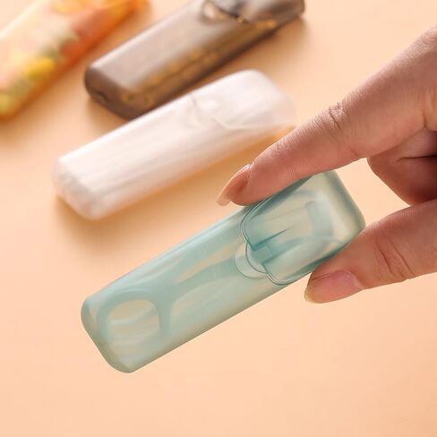 5 PCS Mini Portable Storage Boxes, Plastic Small Parts Organizer Travel Toothpick, Dental Floss, Pill, and Jewelry Storage Compartments in Saudi Arabia
