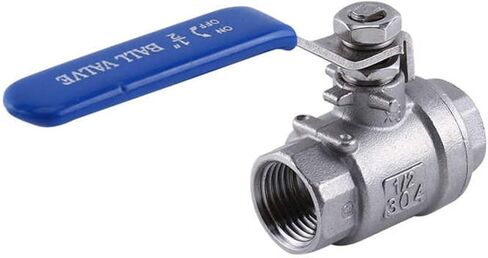 1/2'' NPT Full Port 2 Way Lever Stainless Steel SS304 Two Pieces Ball Valve WOG1000 Pipe Valve in Kuwait