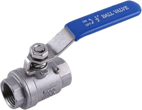 1/2'' NPT Full Port 2 Way Lever Stainless Steel SS304 Two Pieces Ball Valve WOG1000 Pipe Valve in Kuwait