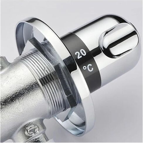 1PCS G 1/2"/DN15 Brass Automatic Thermostatic Water Mixing Valve Hidden Installation Thermostatic Valve Solar Water Heater Valve in Kuwait