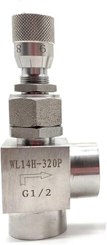 304 Stainless Steel Right Angle Type regulating Valve Female Thread 1/4" 3/8" 1/2" Micrometering Valve with Scale(3/8") in Kuwait