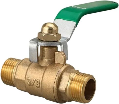 1PCS Thickened Copper Ball Valve 1/4" 3/8" 1/2" BSPT External Thread for tap Water Switch Valve Plumbing Accessories(3/8") in Kuwait