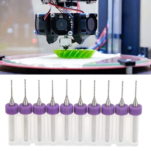 لقم تنظيف فوهة كربيد التنجستن 0.7 مم مثقاب صغير عالي الدقة حاد ومتين ملحقات طابعة ثلاثية الأبعاد لثنائي الفينيل متعدد الكلور CNC SMT قالب معالجة المعادن البلاستيكية مجموعة 10 قطع in Kuwait