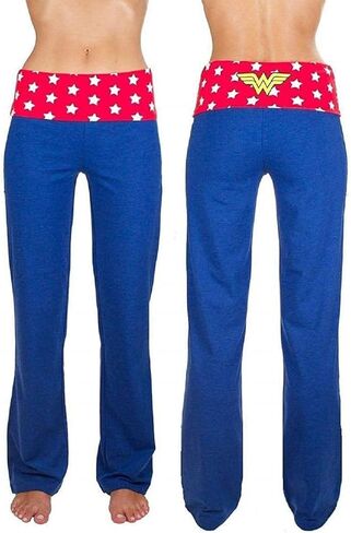 DC Comics Wonder Woman Yoga Pants (Small) Blue in Saudi Arabia