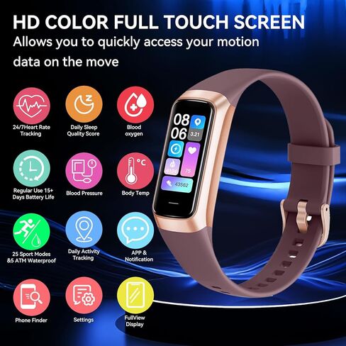 Fitness Tracker Smart Watch for Men Women, Heart Rate Blood Oxygen Sleep Monitor, 20+ Sports Modes, Step Activity Tracker,for Android iOS Phones in Saudi Arabia