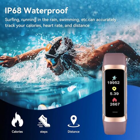 Fitness Tracker Smart Watch for Men Women, Heart Rate Blood Oxygen Sleep Monitor, 20+ Sports Modes, Step Activity Tracker,for Android iOS Phones in Saudi Arabia