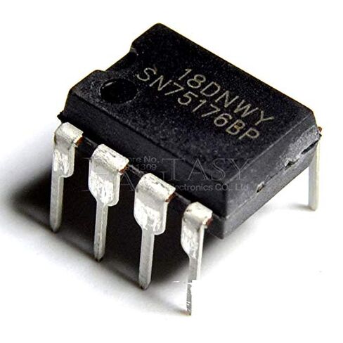 Phoncoo 10PCS SN75176BP DIP8 سويتش أسود رقمي DIP8 الدوائر المتكاملة in Kuwait