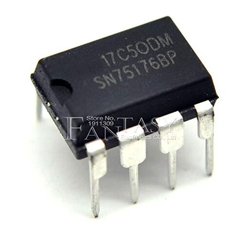 Phoncoo 10PCS SN75176BP DIP8 سويتش أسود رقمي DIP8 الدوائر المتكاملة in Kuwait