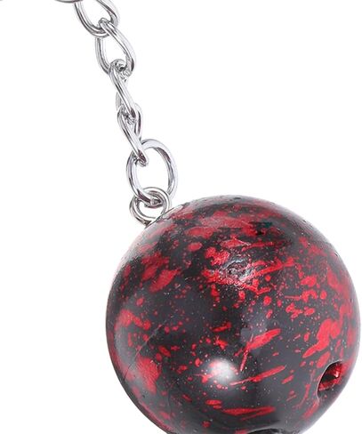 Kisangel 12 Pcs Bowling Keychains Mini Bowling Ball and Pin Sports Key Rings Bulk Decorative Hanging Charms for Bags Backpacks Souvenirs in Saudi Arabia