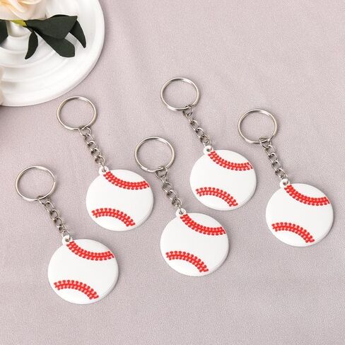 Sports Keychain for Men Women Basketball Volleyball Baseball Keychain for Sports Lovers Birthday Gifts Accessories in Saudi Arabia