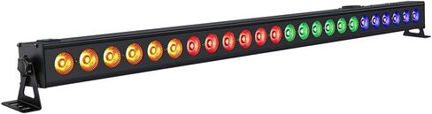 شريط ضوء غسيل المرحلة LED: مصباح غسيل OPPSK 96W 24LED RGBA | وظيفة المطاردة، تشغيل تلقائي للصوت، تحكم DMX المنشط | لإضاءة المسرح لحفلات الزفاف في الكنيسة DJ in Kuwait