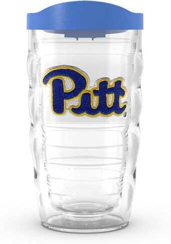 Tervis Made in USA Double Walled University of Pittsburgh Panthers Insulated Tumbler Cup Keeps Drinks Cold & Hot, 10oz Wavy, Primary Logo in Saudi Arabia