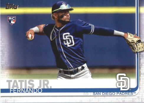 2019 Topps #410 فرناندو تاتيس جونيور سان دييغو بادريس بطاقة البيسبول الصاعد in Saudi Arabia