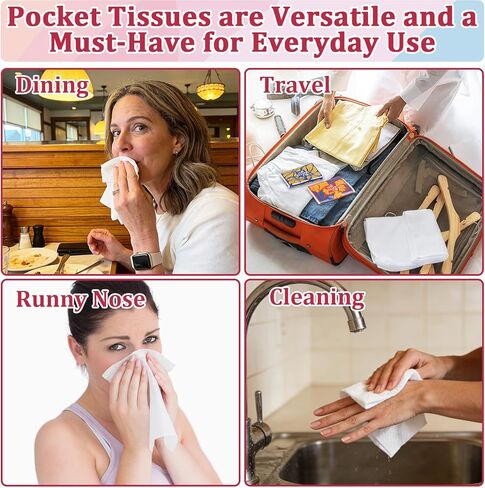 JarThenaAMCS 12 Pack Bless You Travel Pocket Tissues 8 Count 3 Ply Floral Facial Tissues Individual 96 Sheets Christian Bible Verse Gift for Homeless Care Holiday Party Supplies in Saudi Arabia