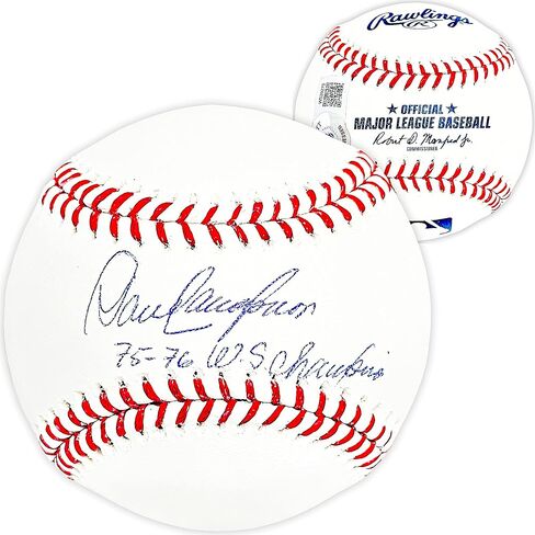 ديف كونسيبسيون موقع من M.L.B Baseball Reds الرسمي "75-76 WS Champion" Beckett BAS Witness Stock #215692 in Saudi Arabia