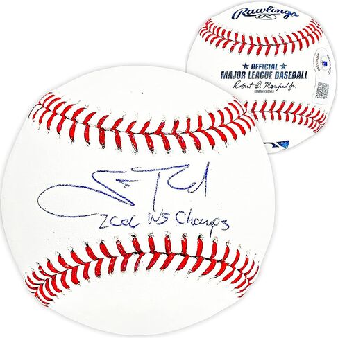 سكوت رولين موقع من الكرادلة البيسبول الرسميين M.L.B "2006 WS CHAMPS" Beckett BAS Witness Stock #215688 in Saudi Arabia
