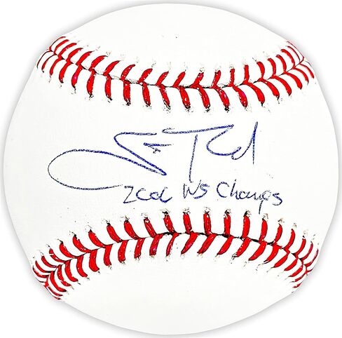 سكوت رولين موقع من الكرادلة البيسبول الرسميين M.L.B "2006 WS CHAMPS" Beckett BAS Witness Stock #215688 in Saudi Arabia