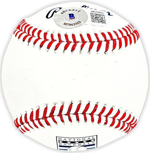 Frank Thomas Autographed Official Hall of Fame HOF Logo M.L.B Baseball White Sox Beckett BAS Witness Stock #215876 in Saudi Arabia