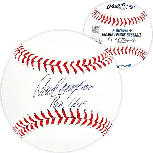 Dave Concepcion Autographed Official M.L.B Baseball Reds "Reds HOF" Beckett BAS Witness Stock #215693 in Saudi Arabia