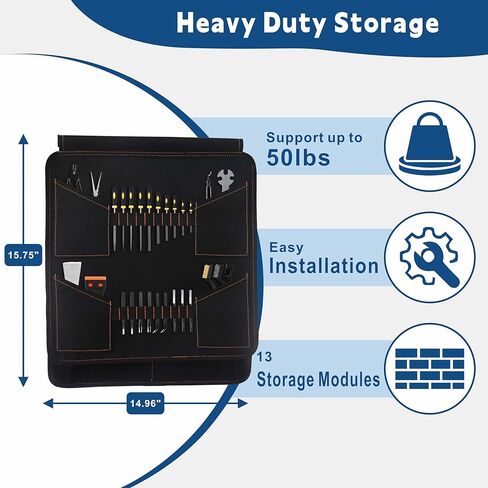 Canvas Pivot Panels 3D Printing Accessories Tools Storage, Double-Sided Swivel Workshop Organizer with 13 Storage Modules for 3D Studio Farm in Saudi Arabia